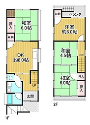 大阪市港区南市岡2丁目　中古戸建