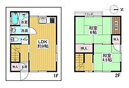 大阪市東住吉区住道矢田４丁目の一戸建て