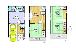 寝屋川市中木田町の一戸建て