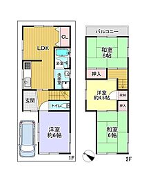 寝屋川市国松町の一戸建て