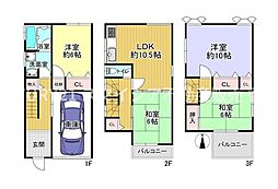 寝屋川市木屋元町の一戸建て