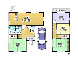 城陽市久世上大谷の一戸建て