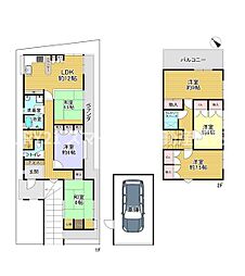 枚方市香里ケ丘１２丁目の一戸建て