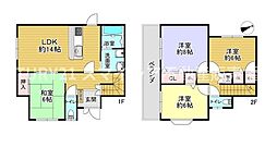 枚方市杉山手３丁目の一戸建て