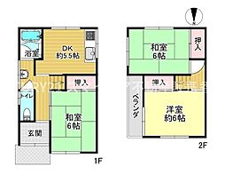 交野市郡津2丁目の一戸建て