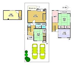 枚方市釈尊寺町の一戸建て