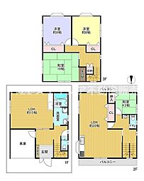 枚方市北中振３丁目の一戸建て