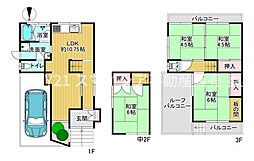 枚方市東船橋２丁目の一戸建て