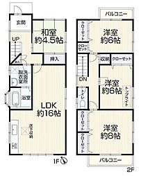 枚方市杉山手１丁目の一戸建て