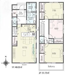 交野市郡津３丁目の一戸建て