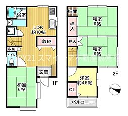 寝屋川市国松町の一戸建て