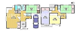 交野市私部２丁目の一戸建て