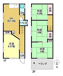 門真市島頭２丁目の一戸建て