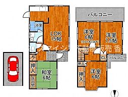 枚方市藤阪元町2丁目の一戸建て