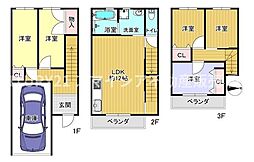 枚方市松丘町の一戸建て