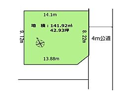 所沢市上新井２丁目の土地