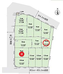 所沢市　山口16期　全13区画　6区画