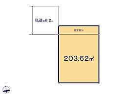 所沢市　上新井5丁目　全2区画　1区画