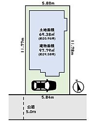 所沢市美原町４丁目の土地