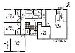 菊川市下平川  新築全2棟　1号棟