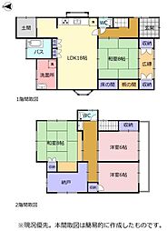 薪で沸かすお風呂にも入れる　森町中川　中古住宅