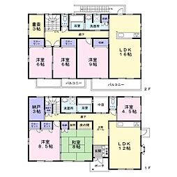 珍しい二世帯住宅　ハウスメーカー施工　袋井市神長　中古住宅