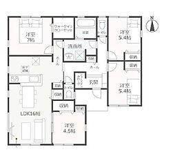 磐田市福田 第2期 新築全1棟 2号棟(平屋)