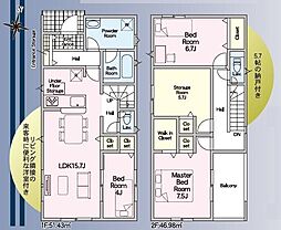 磐田市二之宮 第5期  新築全2棟　1号棟
