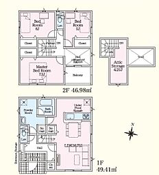 袋井市木原 第3期  新築 全2棟　1号棟