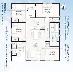 菊川市下平川 第3期　新築全1棟　1号棟