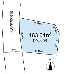 磐田市見付売土地　造成後引き渡し