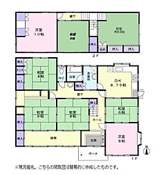 袋井市山田　133坪の広々敷地　平成3年築