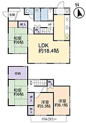 日高市武蔵台5丁目　敷地約52坪　中古住宅