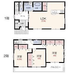 狭山市北入曽12期　新築戸建