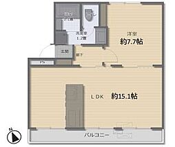 狭山台団地2街区25号棟　2階