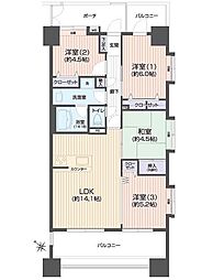 ステラコート狭山　5階角部屋