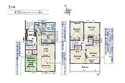 坂戸市溝端町3期　新築全2棟　1号棟