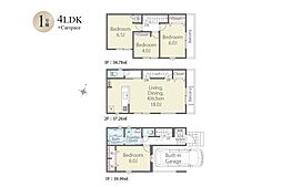 入間東藤沢7丁目第1期　新築全2棟　1号棟