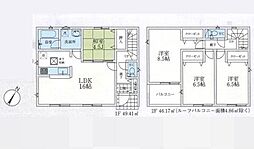 狭山市中央第8　新築全3棟　2号棟