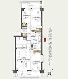 ユアコート入間四季の丘Ｂ棟　5階