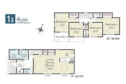 狭山根岸2丁目第1期　新築全3棟　1号棟