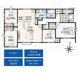 狭山市下奥富4期　新築平屋建て全2棟　1号棟