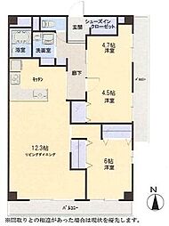 東海狭山マンション　3階角部屋