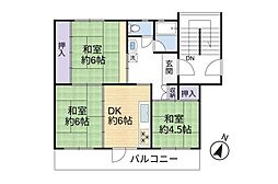 狭山台団地2街区　27号棟　3階角部屋