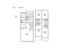 所沢市中新井3丁目885番　新築全2棟　Ａ号棟