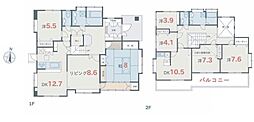 所沢市下富　二世帯中古戸建