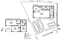 1号棟旭区新築戸建 3台駐車可 LDK20帖 ルーバル