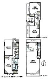 1号棟幸区新築戸建 角地 複数路線利用可 LDK22帖