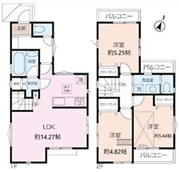 金沢区新築戸建 小学校歩5分 3面バルコニー 眺め