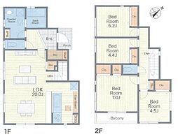 3号棟藤沢市新築戸建　LDK20帖　SIC　パントリー